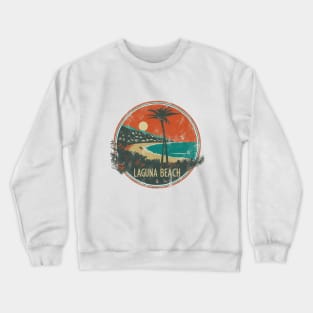 Vintage Laguna Beach Sunset Crewneck Sweatshirt